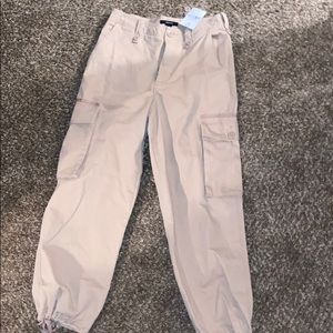 Khaki jogger pants